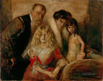 フランツ・フォン・レンバッハと妻と娘たち Oil Paintings
